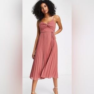 asos pink dress